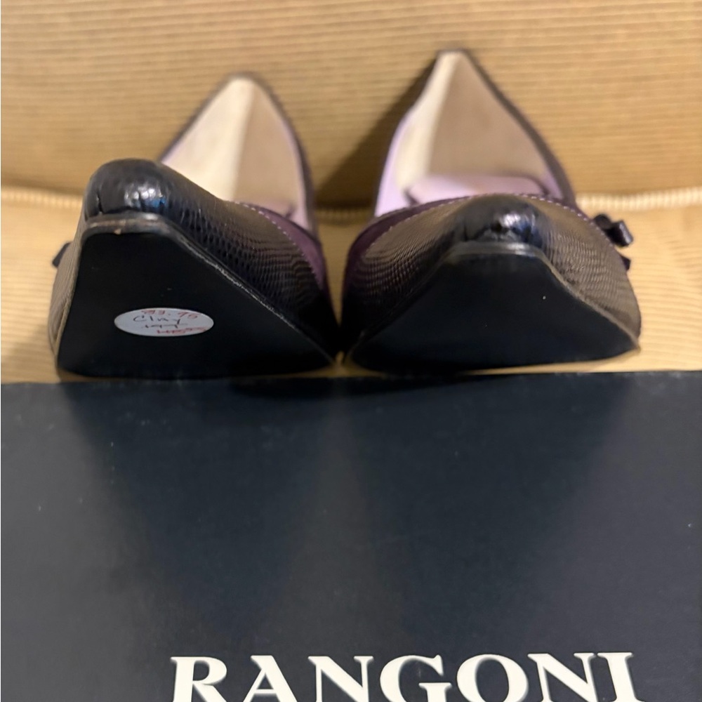 NWT Clay by Rangoni Italian Leather/Suede Women's Pumps - Size 8AA - Picture 12 of 17